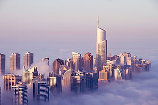 high rise building, Dubai, United Arab Emirates, skyscraper, building HD wallpaper