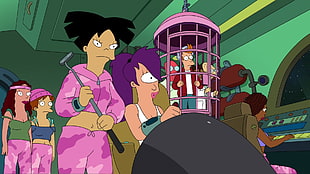 Futurama TV show still, Futurama, TV, science fiction