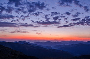 mountain ranges, Mountains, Sky, Horizon