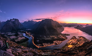 body of water, nature, mountain pass, river