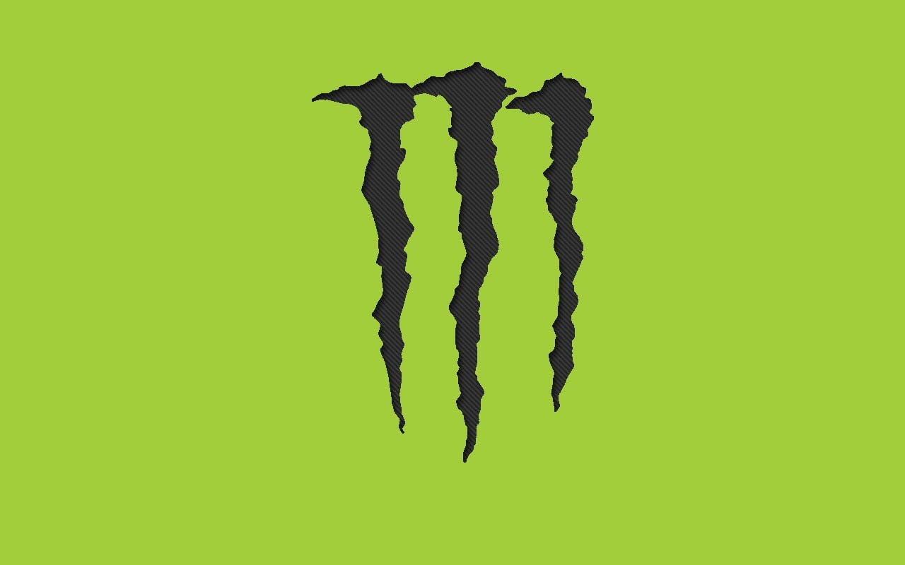 Monster Energy logo, logo, Monster Energy, simple background HD wallpaper |  Wallpaper Flare
