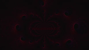 black and red corded computer mouse, fractal, wallhaven HD wallpaper