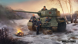 World of Tanks game HD wallpaper
