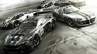 Need for Speed digital wallpaper, car, muscle cars, grid, Grid 2 HD wallpaper