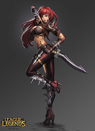 Katarina from League of Legends HD wallpaper