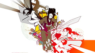 black-haired anime, Samurai Champloo, anime, Fuu, illustration HD wallpaper