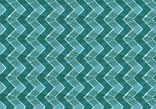 green zigzag illustration HD wallpaper