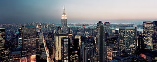 Empire State Building, New York City, cityscape HD wallpaper