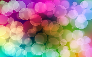 Multicolored,  Flashing,  Circles,  Light HD wallpaper