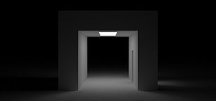 square white concrete wall HD wallpaper