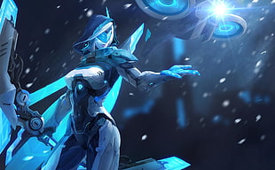 Dota 2 Drow Ranger digital paper, fantasy art, futuristic, warrior, Ashe HD wallpaper