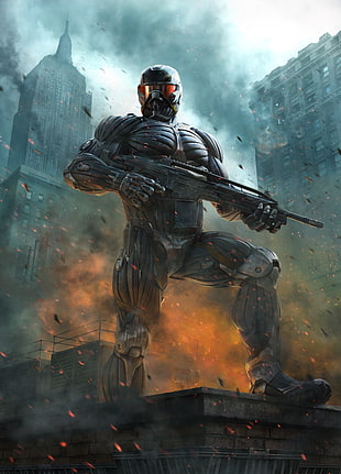 Halo game poster, Crysis HD wallpaper