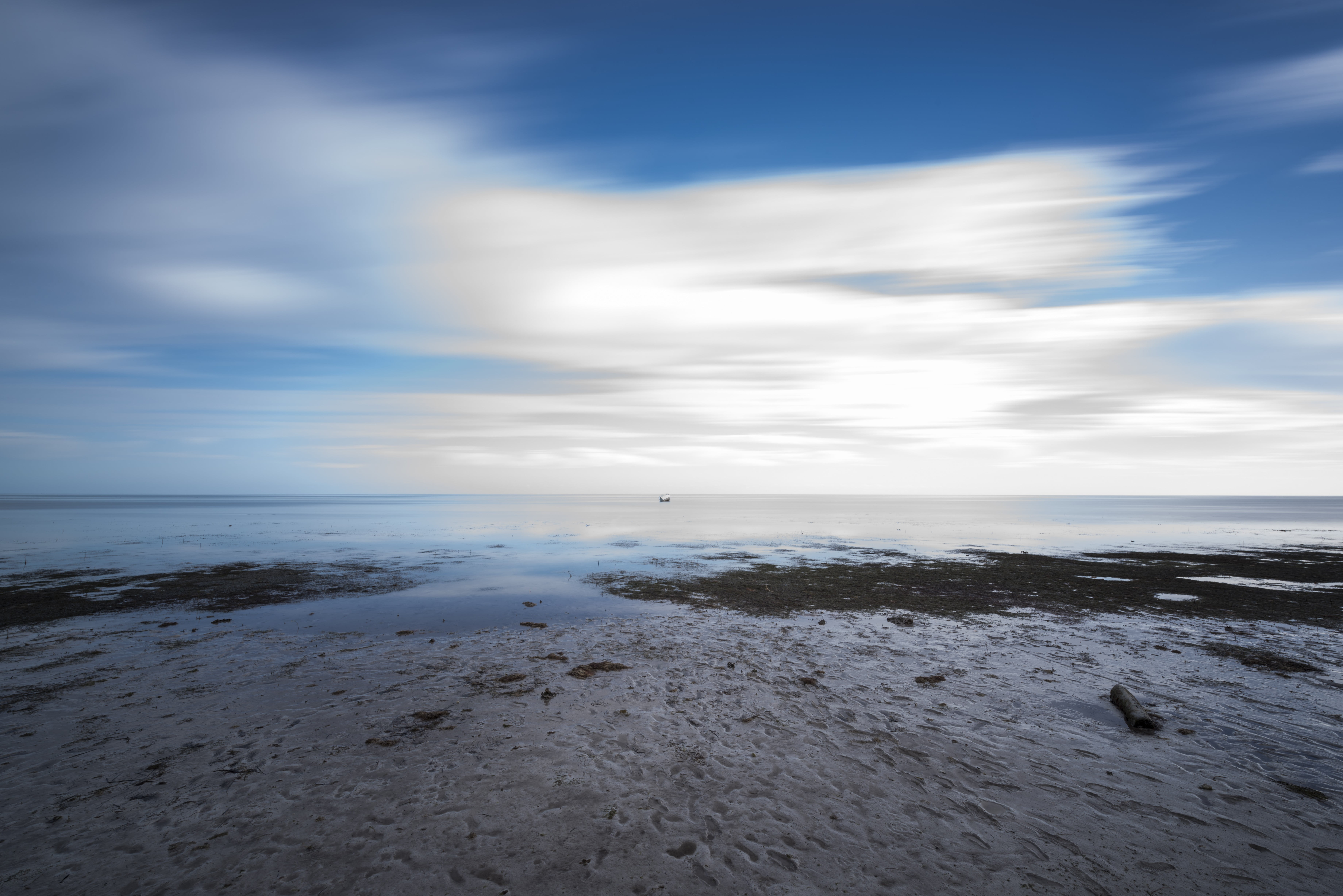 body of water, beach, sky, landscape, clouds