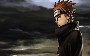 Pain from Naruto poster, Pein, Naruto Shippuuden, anime, Akatsuki