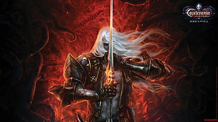 man holding sword illustraton, Castlevania: Lords of Shadow, video games, concept art HD wallpaper