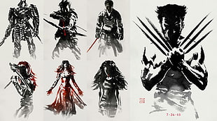Wolverine illustratoin, Wolverine HD wallpaper