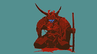 samurai sketch, Cannibal Ox, cover art, Blade of the Ronin, hip hop HD wallpaper