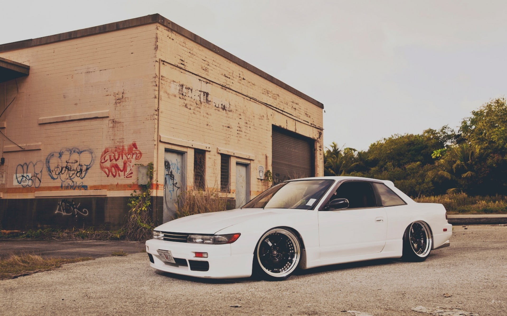 White coupe, Nissan, Silvia, Stance, car HD wallpaper | Wallpaper Flare