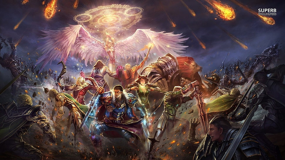 Superb game illustration, fantasy art HD wallpaper