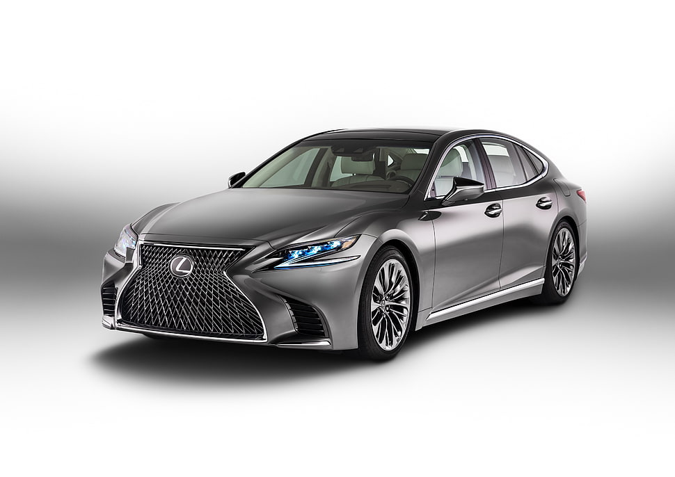 gray Lexus car HD wallpaper