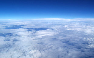 clouds, sky, horizon, clouds