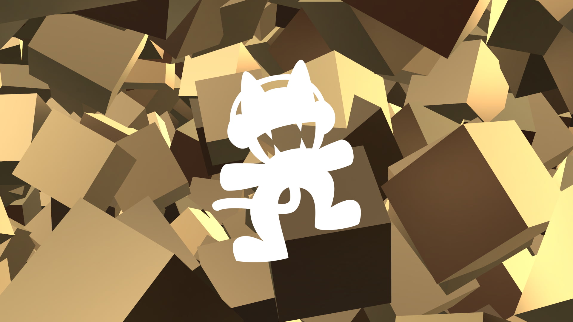 dinosaur digital wallpaper, Monstercat, EDM, digital art, simple