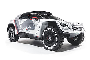 white RC vehicle HD wallpaper