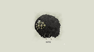 black Nito monster artwork, artwork, Dark Souls, Nito, skull HD wallpaper