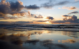 cloudy sky, nature, landscape, sunset, sky