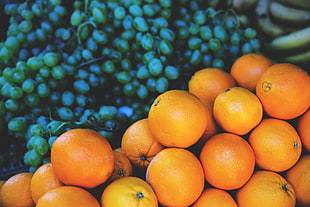 orange and grape lot HD wallpaper