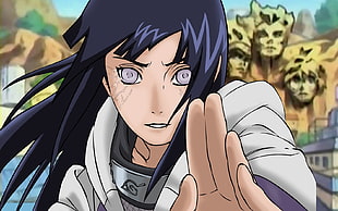 Hinata from Naruto Shippuden illustration, Naruto Shippuuden, Hyuuga Hinata