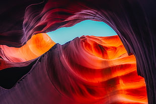 landscape photography of wave Arizona HD wallpaper