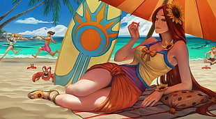 Leona from League of Legends HD wallpaper