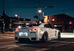 Liberty walk Nissan GT-R R35 on street