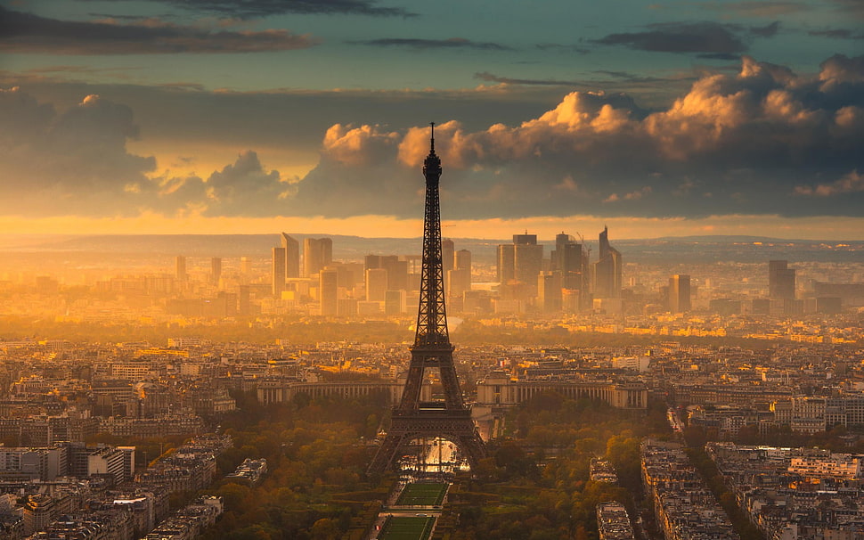 Eiffel Tower, France, artwork, Paris, nature, city HD wallpaper ...