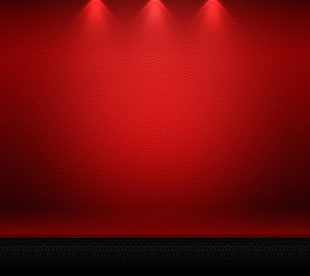 red background stage, leather, simple HD wallpaper
