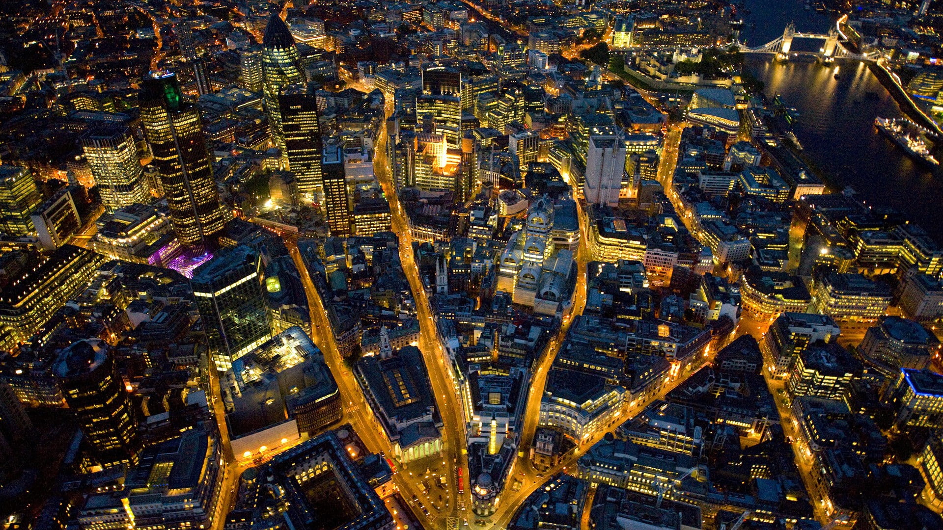 Aerial view photography of city, London, England, city, cityscape HD ...