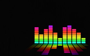equalizer wallpaper, music, DJ, audio spectrum, abstract HD wallpaper