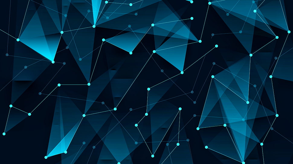 Geometric digital wallpaper, geometry, poly, vector, dots HD wallpaper ...