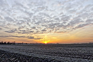 golden hour landscape photo