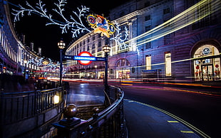 city with string lights time lapse photography, cityscape, long exposure, London, road HD wallpaper
