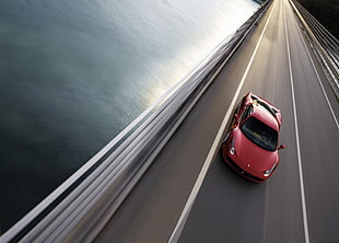 red sport car, car, Ferrari 458 Italia HD wallpaper