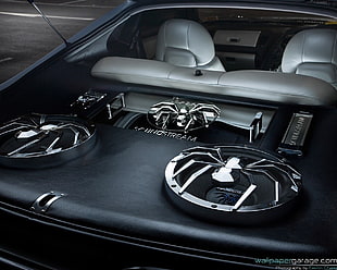 black dual loaded subwoofer enclosure, Toyota Supra, Toyota, car HD wallpaper