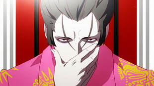 black haired male anime character, Monogatari Series, anime, anime boys, Kaiki Deishu HD wallpaper