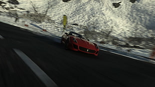 red Ferrari car, Driveclub, Ferrari HD wallpaper