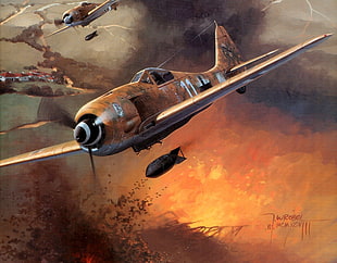 Gray war plane, World War II, fw 190, Focke-Wulf, Luftwaffe HD ...