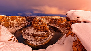 Grand Canyon, nature, landscape, mountains, clouds