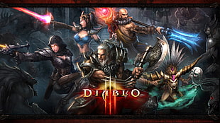 Diablo digital wallpaper, Blizzard Entertainment, Diablo, Diablo III