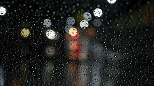 Rain,  Glare,  Surface,  Drops HD wallpaper