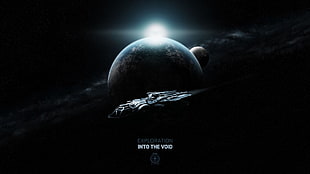 Exploration Into The Void poster, space, spaceship, Star Citizen HD wallpaper